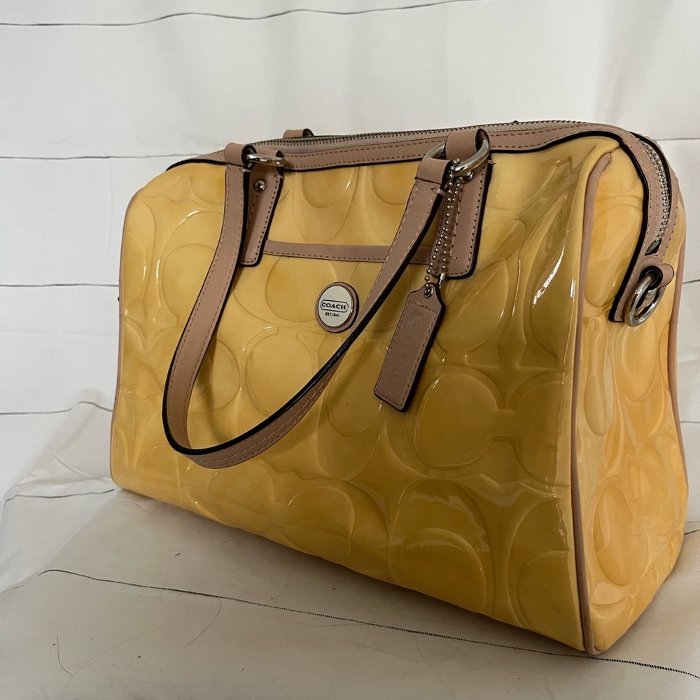 Coach Yellow Handbag